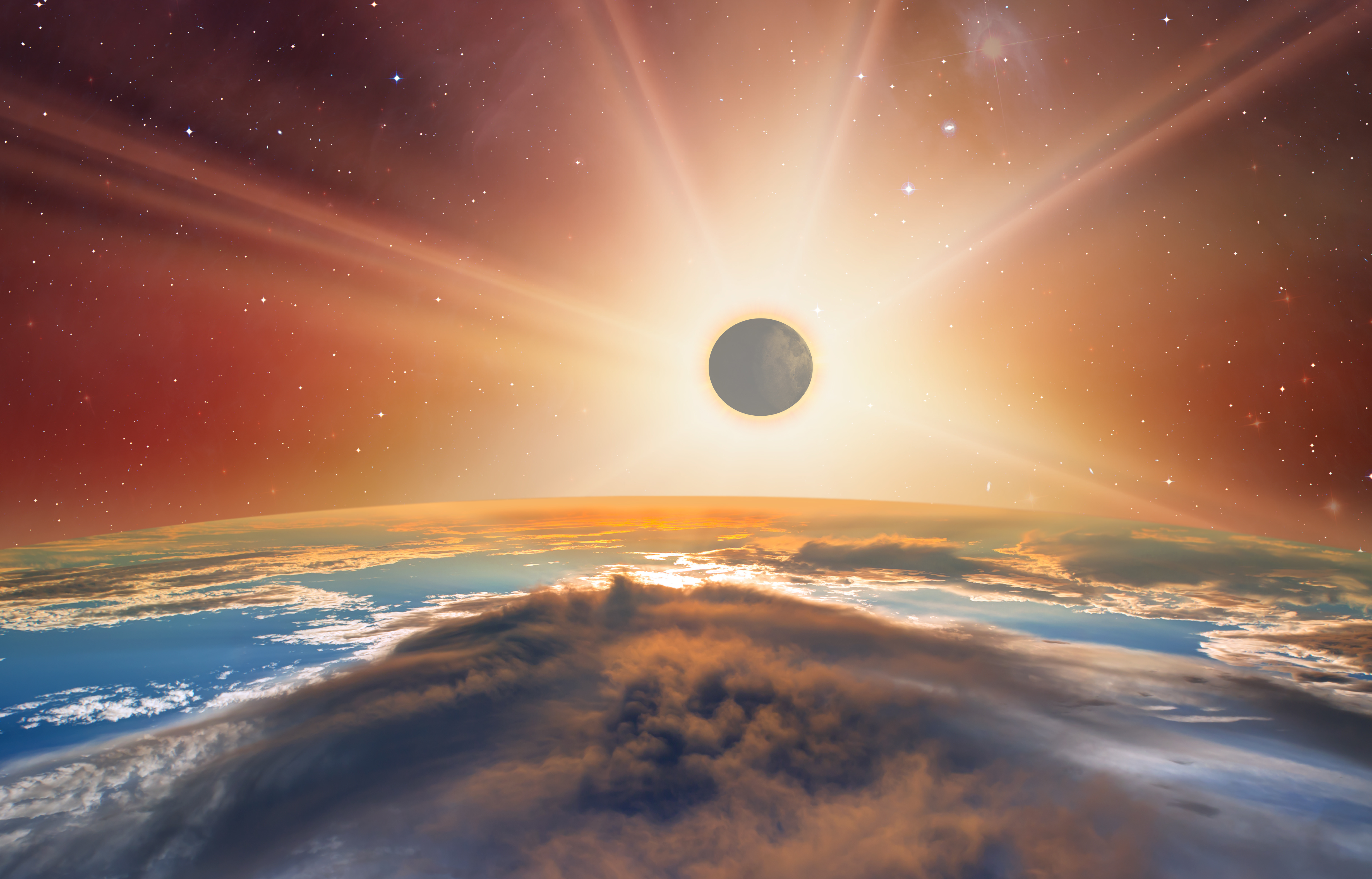 New Moon & Partial Solar Eclipse
